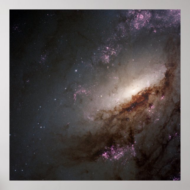 Ngc 4258 Undergoing Intense Star Formation. Poster (Front)