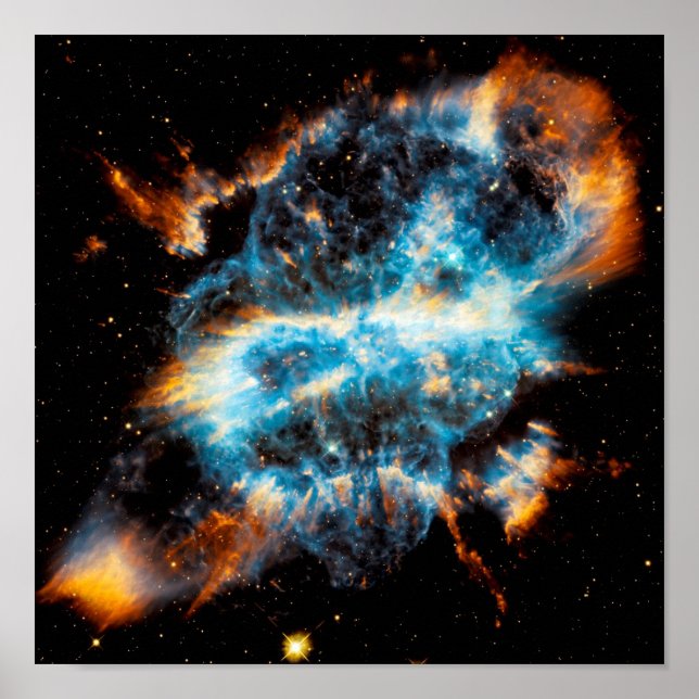 NGC 5189 Planetary Nebula - Hubble Space Photo Poster (Front)