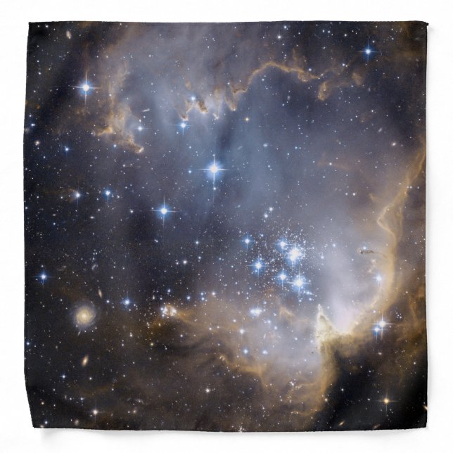 NGC 602 bright stars NASA Bandana (Front)