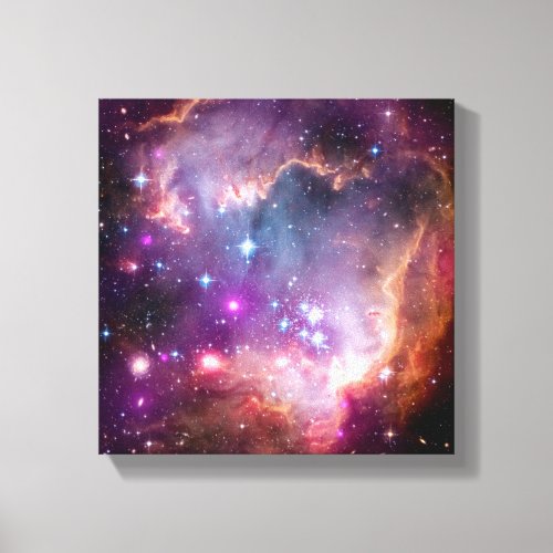 NGC 602 Star Formation _ NASA Hubble Space Photo Canvas Print