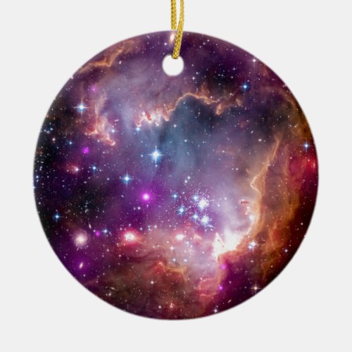 NGC 602 Star Formation _ NASA Hubble Space Photo Ceramic Ornament