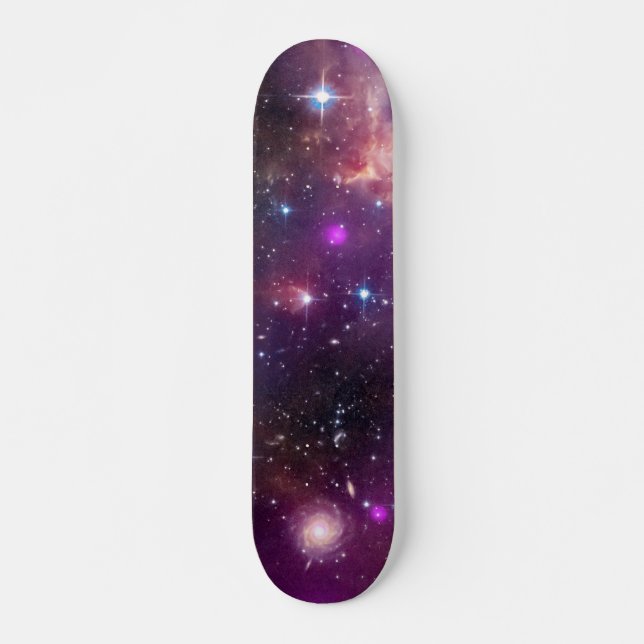 NGC 602 Star Formation - NASA Hubble Space Photo Skateboard Deck (Front)