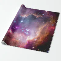 Galaxy Wrapping Paper Large Sheet of Blue Gift Wrap Roll of Wrapping Paper  Stars and Moon Wrapping Paper 