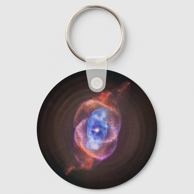 NGC 6543: The Cat's Eye Nebula Keychain (Front)