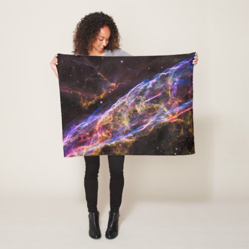 Ngc 6960 The Witchs Broom Nebula Fleece Blanket
