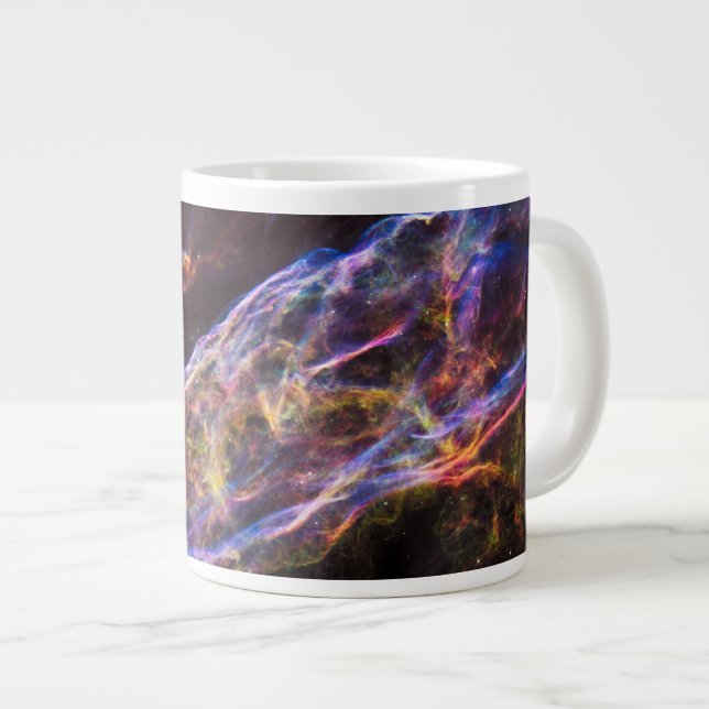 Ngc 6960, The Witch's Broom Nebula. Giant Coffee Mug (Front Right)