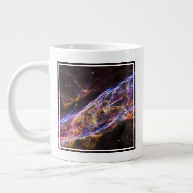 Ngc 6960, The Witch's Broom Nebula. Giant Coffee Mug (Left)