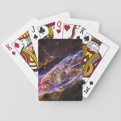 Ngc 6960 The Witchs Broom Nebula Poker Cards