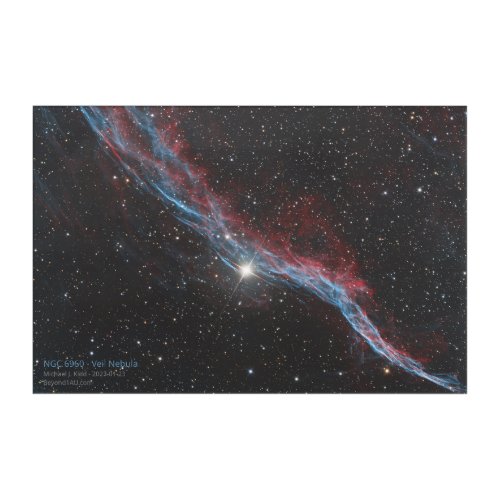 NGC 6960 _ Veil Nebula Acrylic Print