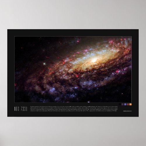 NGC 7331 Caldwell 30 Poster