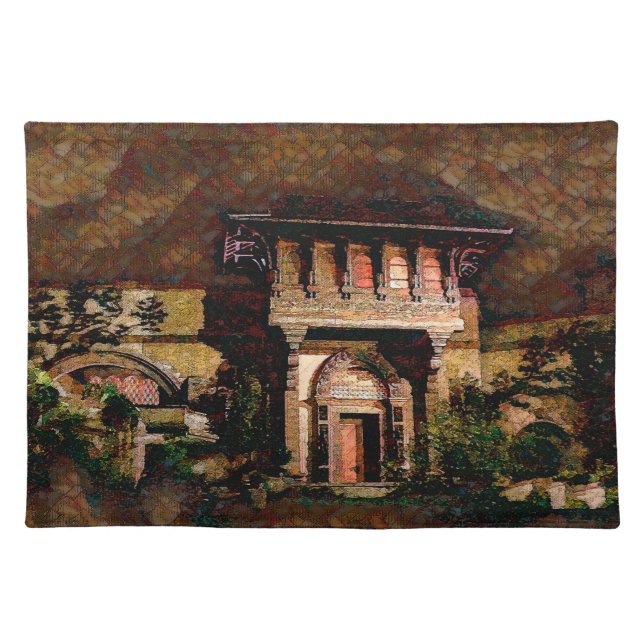 NGHT IN SHANGRI-LA Cloth Placemat (Front)