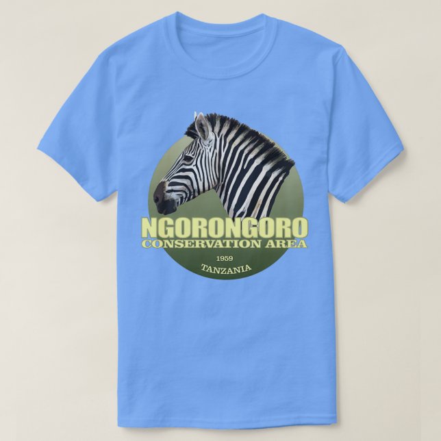 Ngorongoro Conservation Area ZebraWT2 T-Shirt (Design Front)