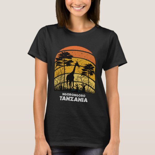 Ngorongoro Tanzania Safari National Park Game Res T_Shirt