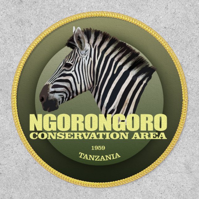 Ngorongoro (zebra) WT  Patch (Front)