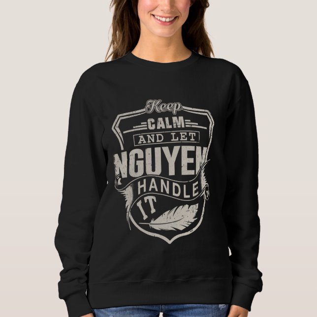 Nguyen Last Name Shirt Nguyen Name Birthday (Front)