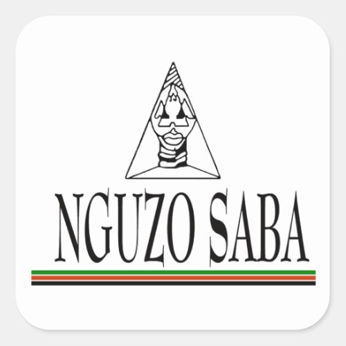 Nguzo Saba Kwanzaa Stickers