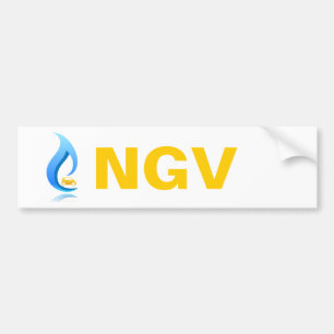 NGV Bumper Sticker Natural Gas Vehicle