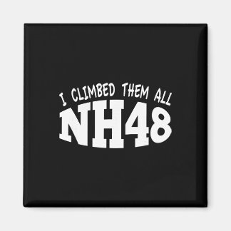 Nh48 Design I Climbed Them All Nh 4,000 Foot Mount Magnet