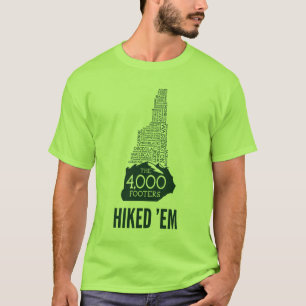 NH 4000 Footers Hiked T-Shirt (Green Logo)