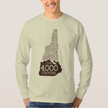 NH 4000 Footers Long Sleeve T-Shirt (Brown Logo)