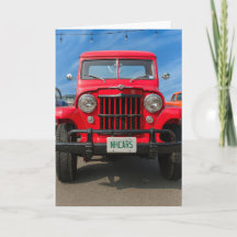 NH Antique Car Blank Greeting