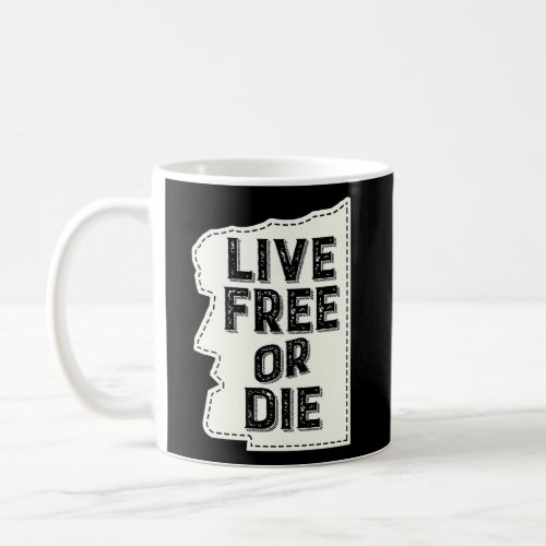 Nh Live Free Or Die Old Man On The Mountain Produc Coffee Mug