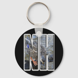 NH NEW HAMPSHIRE KEYCHAIN