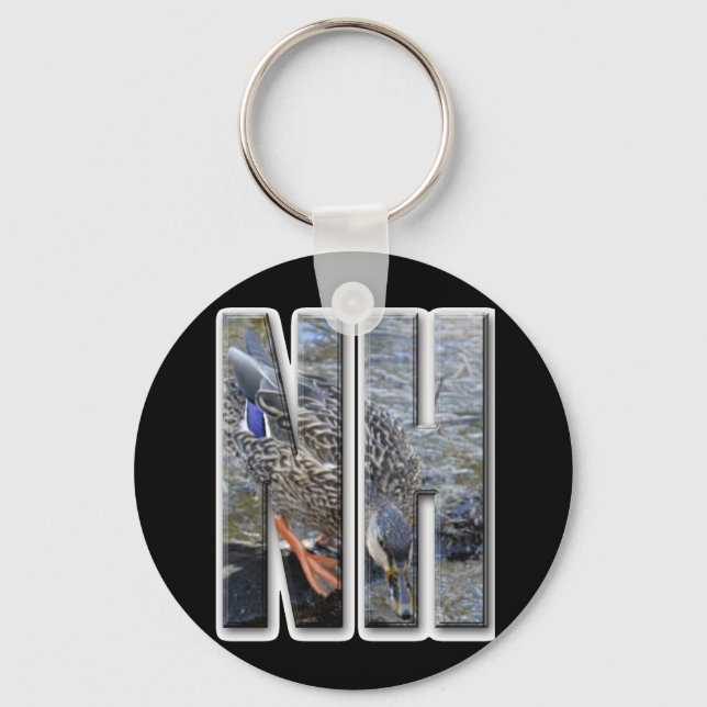 NH NEW HAMPSHIRE KEYCHAIN (Front)