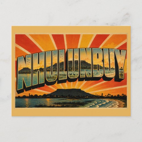Nhulunbuy NT Australia Gove Peninsula Coastal Town Postcard