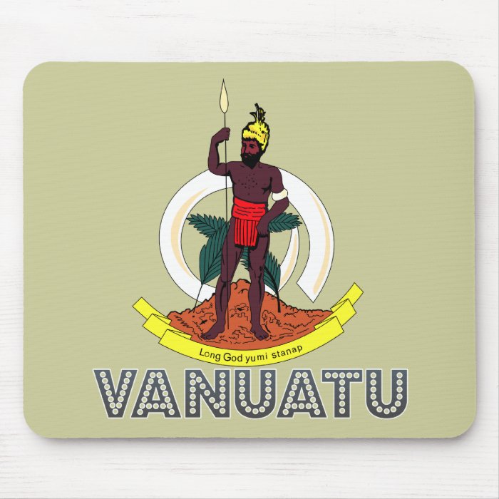 Ni Vanuatu Emblem Mouse Mat