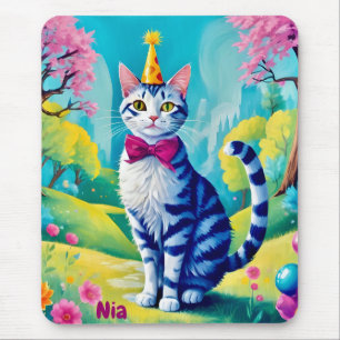 NIA ~ BIRTHDAY Cat ~ Cute! ~ Mousepad