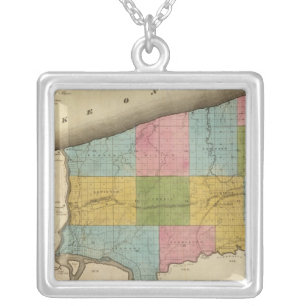 Niagara County Silver Plated Necklace