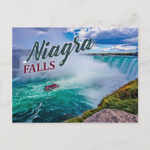 Niagara Falls 90s Style Postcard