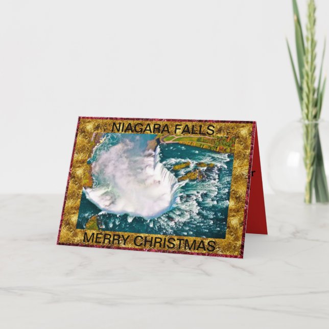 Niagara Falls air shot Christmas Card (Front)