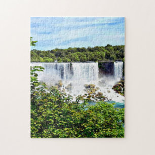 Niagara Falls - American and Bridal Veil Falls Jigsaw Puzzle