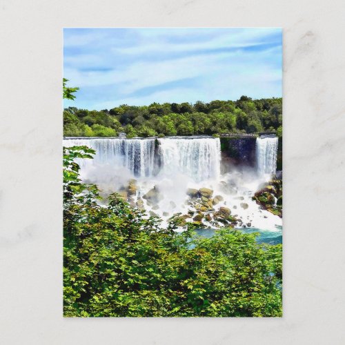 Niagara Falls _  American and Bridal Veil Falls Postcard