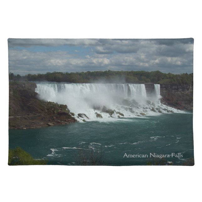 Niagara Falls, American Side cloth placemat (Front)