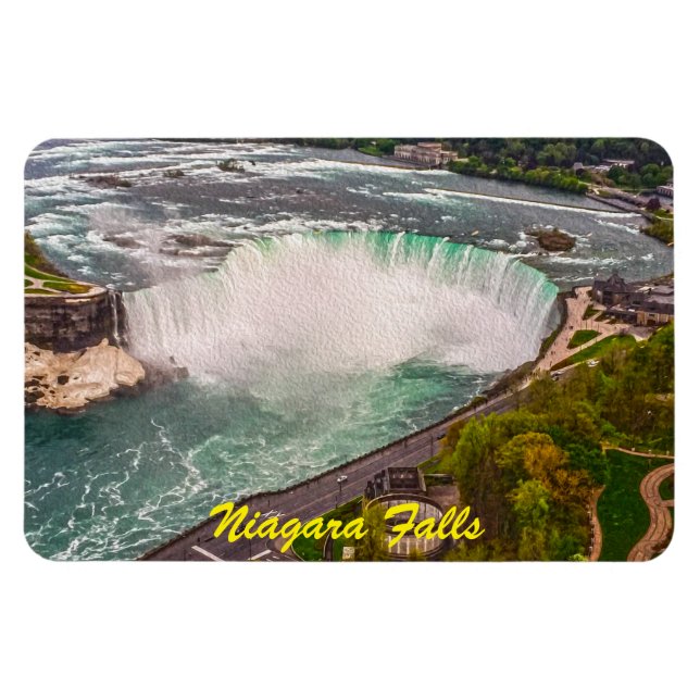 Niagara Falls Antique Sepia Flexible Magnet (Horizontal)