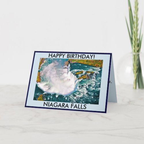 Niagara Falls Birthday Card