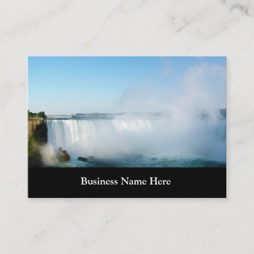 Customizable Niagara Falls Business Card