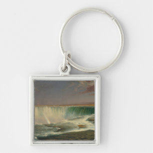 Niagara Falls by Frederic Edwin Church Keychain