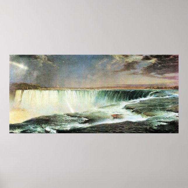 Niagara Falls by Frederic Edwin Church Poster (Front)