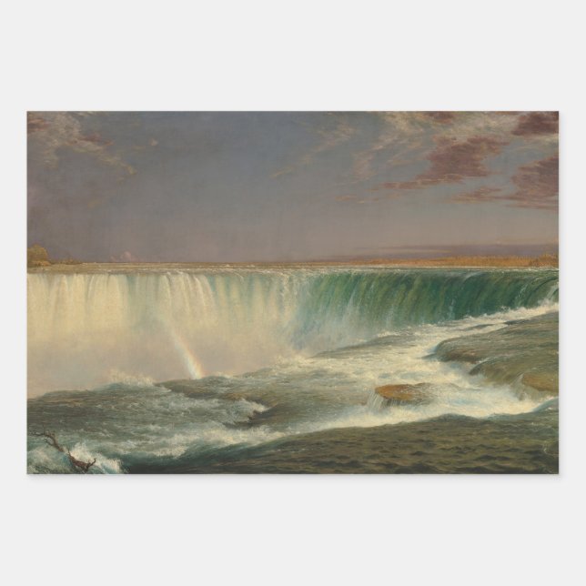 Niagara Falls by Frederic Edwin Church Wrapping Paper Sheets (Front)