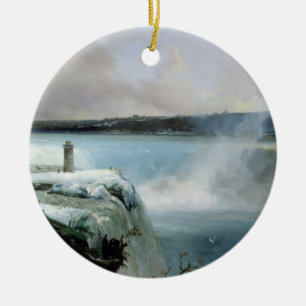 Niagara Falls, c.1837-40 (oil on canvas) Ceramic Ornament