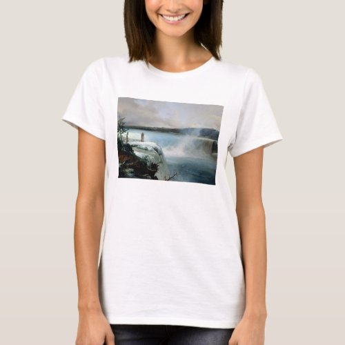 Niagara Falls c1837_40 oil on canvas T_Shirt
