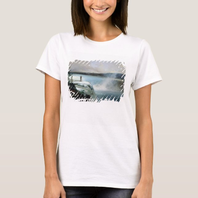 Niagara Falls, c.1837-40 (oil on canvas) T-Shirt (Front)