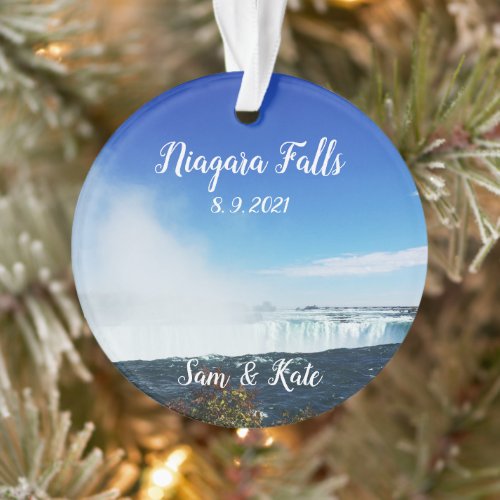 Niagara Falls Canada Acrylic Christmas Ornament