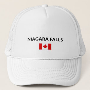 Niagara Falls Canada Canadian Flag Light-Color Trucker Hat