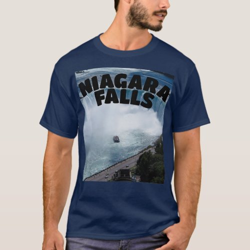 Niagara Falls  Canada  funny Typography Souvenir T_Shirt