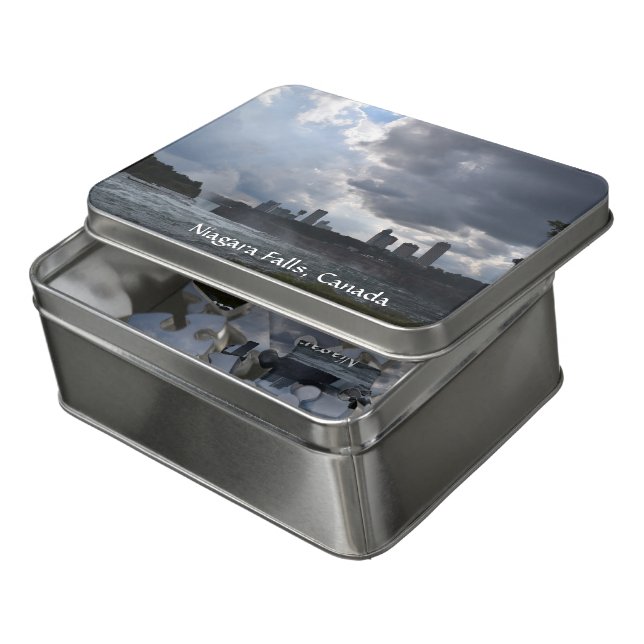 Niagara Falls, Canada Jigsaw Puzzle (Lid Open)